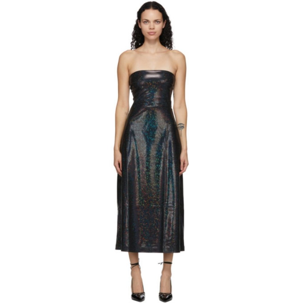 SAKS POTTS Lepska Dress Black Shimmery Size 1